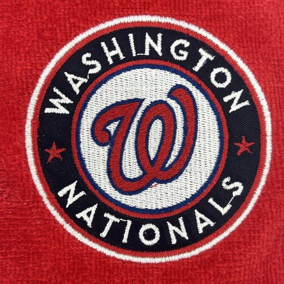 Washington Nationals Tri-Fold Embroidered Golf Towel Red‎ MLB - Picture 1 of 9